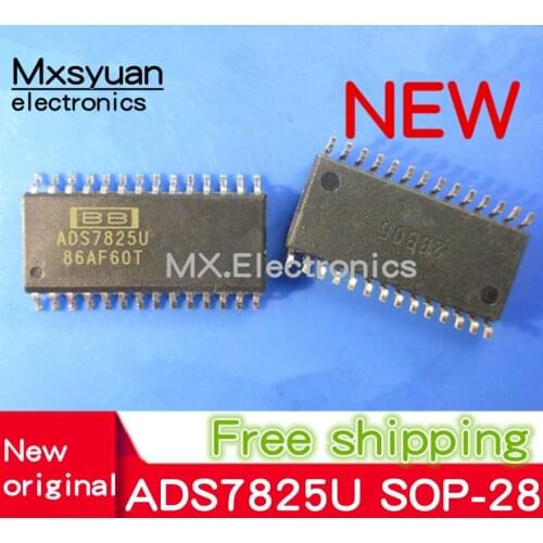5~10pcs FreeShipping ADS7825U ADS7825 SOP28 NEW Original CMOS A/D Converter