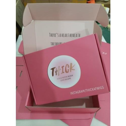 500pcs custom paper box Corrugated Paper Box Aircraft Carton Gift Packing Box T-shirt Package Hard Gift Box