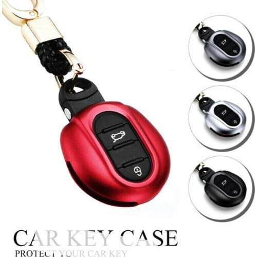 1 Pcs Aluminum Alloy Car Smary Key Case Cover Fob Keychain Key Bag Protector For Mini Cooper F55 F54 New F56