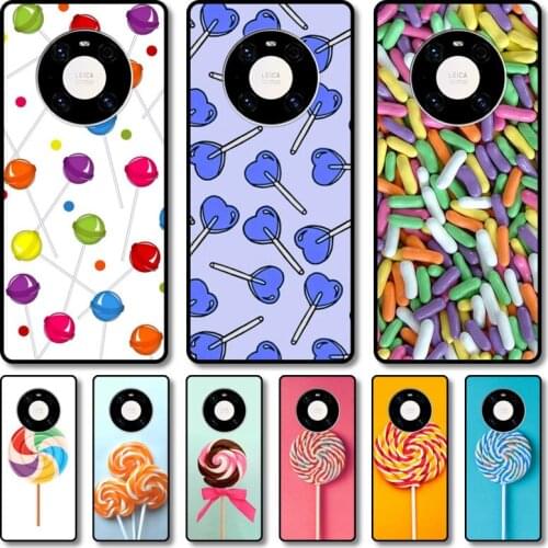 Delicious candy Phone Case For Huawei mate 40 30 10 20 40 8 9 Lite Z Pro RS black cell shell