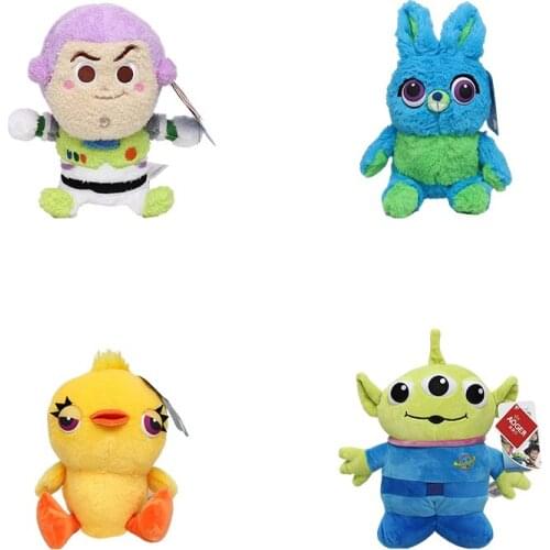 Disney Original Toy Story 4 Buzz Lightyear Bunny Ducky Alien Plush Toy Soft Stuffed Doll 20-30cm