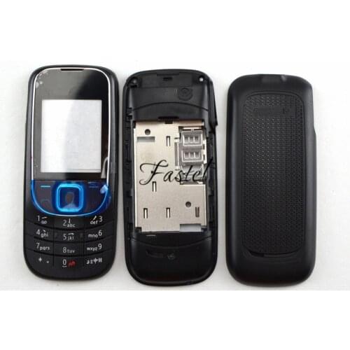 For Nokia 2323c 2323 classic High Quality New Full Complete Mobile Phone housing cover case+Keypad+Tools, free shipping