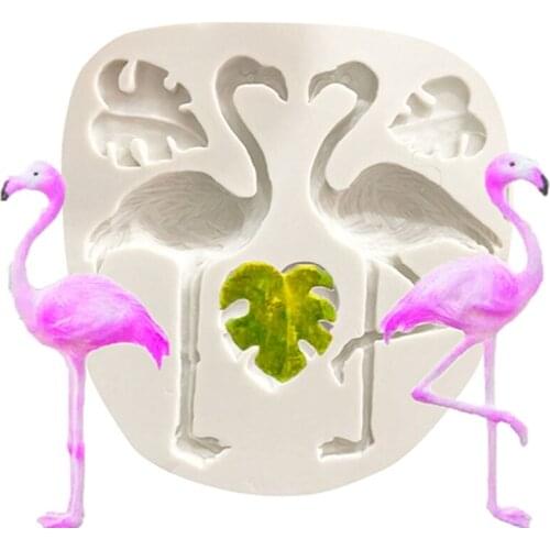 Leaf Fondant Cake Decorating Tools DIY Turtle Ostrich Silicone Molds Leaves Cupcake Chocolate Gumpaste Candy Clay Moulds