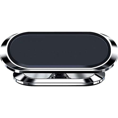 Magnetic Car Phone Holder Metal Magnet Navigation Car Bracket Rotation Stands For Samsung iPhone Mobile Cell Phones Holder