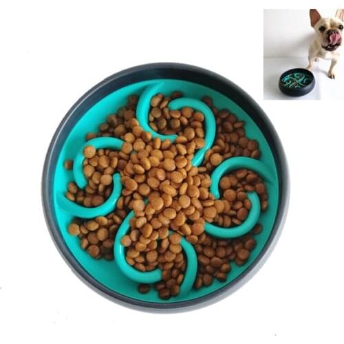 Dog Bowl for Food Fun Slow-Feeding Dog Bowl Large Capacity Dog Food Feeder No Splash Health Pet Slow Feeder Roly-Poly Easy Clean