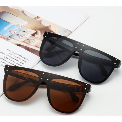 Fashion Oversized Sunglasses Women New Men Pink Mirror Shades Glasses Luxury Vintage Retro Shades for Women Zonnebril Dames