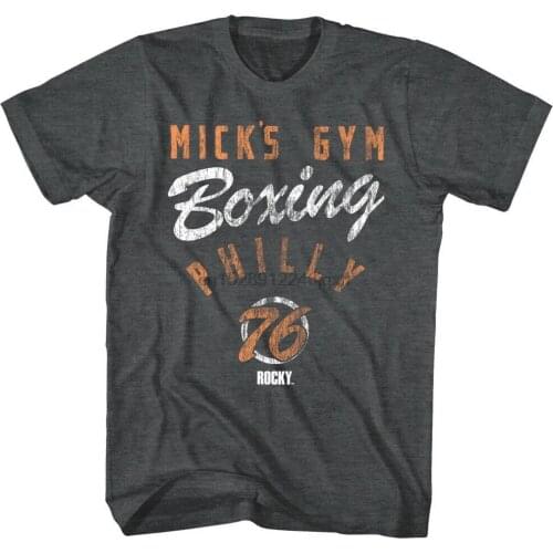 OFFICIAL Rocky Balboa Micks Philly Boxing Gym Mens T-Shirt Cotton Tee Shirt Popular Tagless