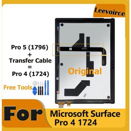 For Microsoft Surface Pro 4 pro4 1724 Touch Screen Front Glass Panel Replace For Microsoft Surface Pro 5 1896 Pro 6 1807