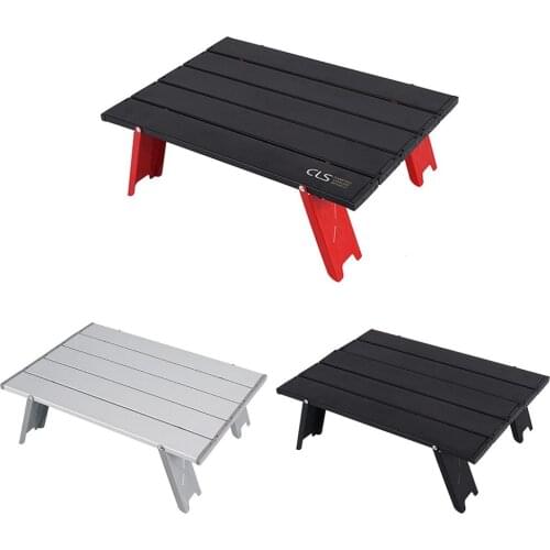 Mini Folding Table Outdoor Barbecue Camping Tent Household Bed Collapsible Computer Desk Aluminum Folding Table