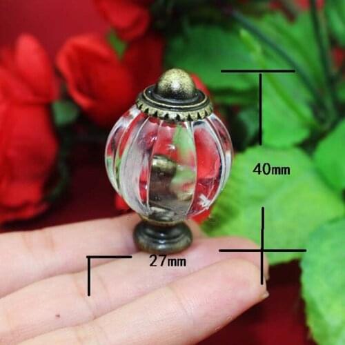 Bulk Modern White Handle Acrylic Knobs and Handles Door Alloy Handle Cupboard Drawer Kitchen Pull Knob Furniture,27*40mm,40Pc