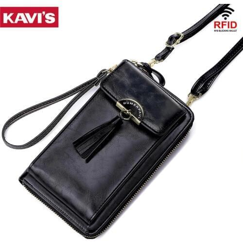 KAVIS Quality Crossbody Cell Phone Shoulder Bags Fashion Daily Use Card Holder Mini Summer Crossbody Bag Zipper Flap Wallets