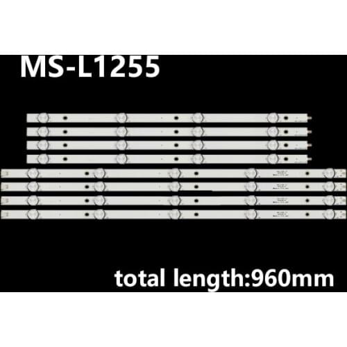 LED Backlight strip bad 9 lamp for Centek CT-8250 UHD System K50DLX9US MS-L1255 V7 CX500DLEDEM PU50S7XL HL-00500A30-0901S-04