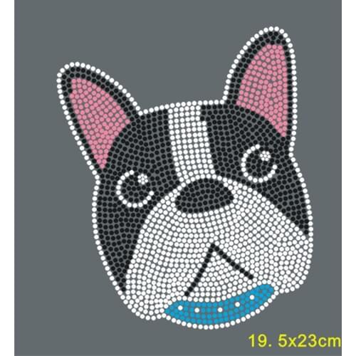 Iron On Transfers Hotfix Rhinestone Cartoon Patch Customize Motif Rhinestones 10Pieces/lot Diy Transfert Thermocollants T-Shirt