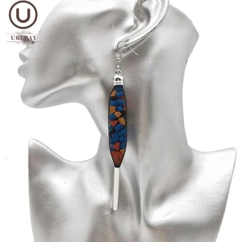 UKEBAY New Multicolor Designer Handmade Earrings Women Long Drop Earrings Bohemia Style Jewelry Gothic Ear Accessories Earring