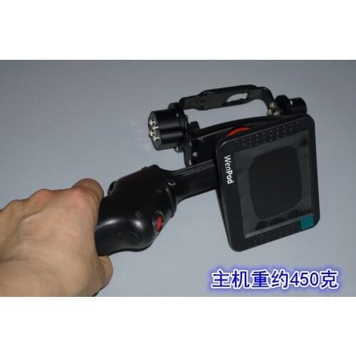 Video input highlight 3.5 "LCD screen running camera / handheld PTZ dog 4gop camera stabilizing PTZ
