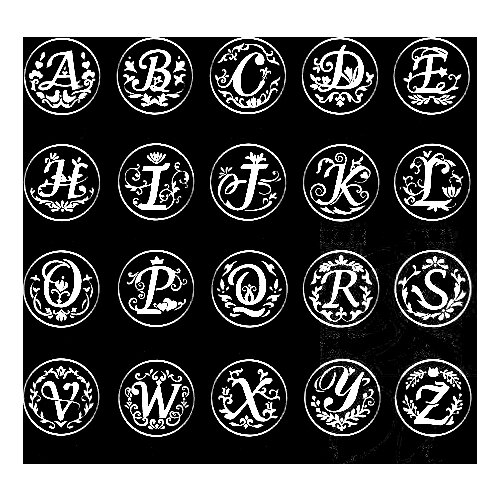 Wax Seal Copper head Curlicue Vintage 26 Letters DIY Scrapbooking Vintage wax sealing stamp invitation/envelop gift seal zm134