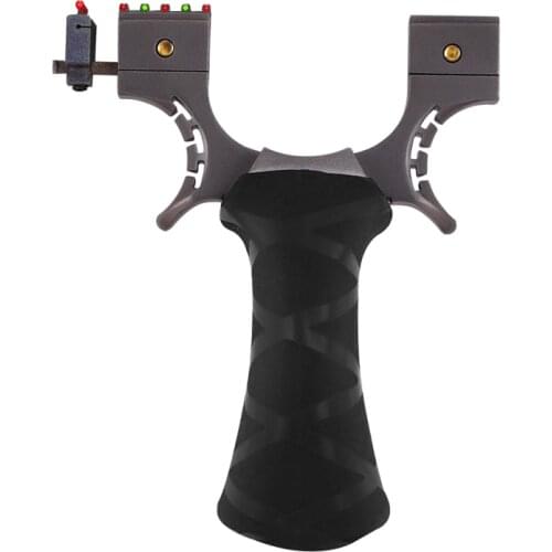 High Quality TC21 Titanium Alloy Slingshot Quick Installation Rubber Band Catapult Precise Large Power Slingshot Outdoor Tools