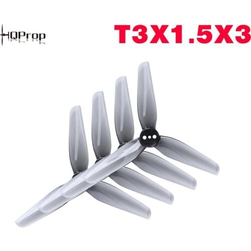 High Quality HQ Prop T3X1.5x3 3015 3inch 3 blade/tri-blade Durable grey propeller prop for FPV drone part