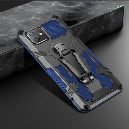 Back Clip Bracket Protective Case For OPPO Realme C21 C20 V5 Shockproof Kickstand Phone Case For Realme C17 C15 C12 C11 C3 Cover
