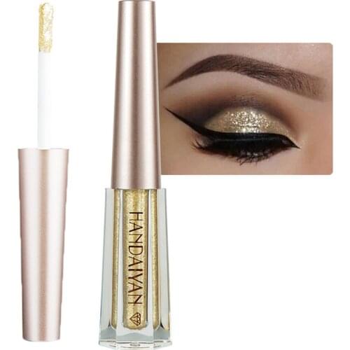 Liquid Eyeshadow Glitter Eye Shadow Pen Long Lasting Waterproof Shimmer Liner Party Eye Cosmetic Makeup