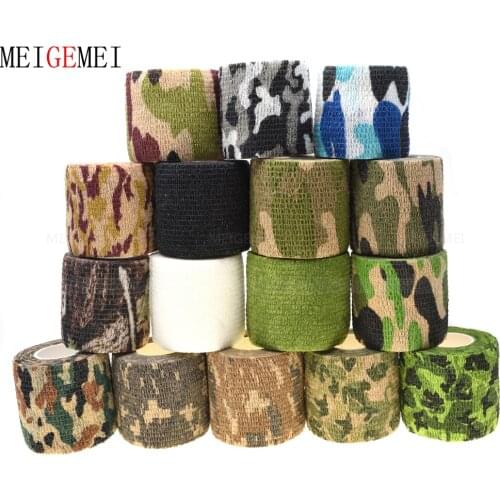 1 Roll 5cmx4.5m Outdoor Hunting Shooting Blind Wrap Camouflage Stealth Tape Waterproof Wrap Durable HOT