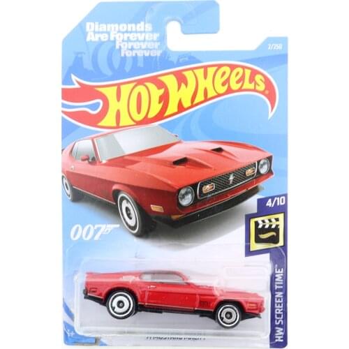 2019-02 Hot Wheels 71 MUSTANG MACH 1 Mini Alloy Coupe 1/64 Metal Diecast Model Car Kids Toys Gift