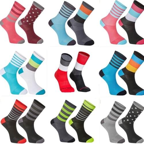 2021 Men And Women Sport Cycling Riding Socks Colorful Coolmax Basketball Climbing Camping Running Socks