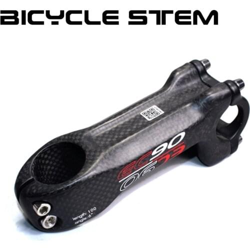 31.8mm * 31.8mm 3K Matte Carbon Surface Stem for road bike MTB mountain bike angle 6 degrees 70 80 90 100 110 120mm
