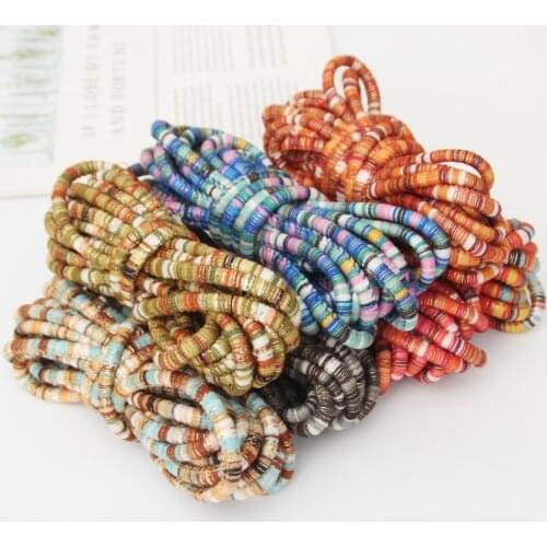 6mm multi-color cotton core packaging rope for Handmade DIY bracelets, necklaces, gift packing,spring string,Home decora cord
