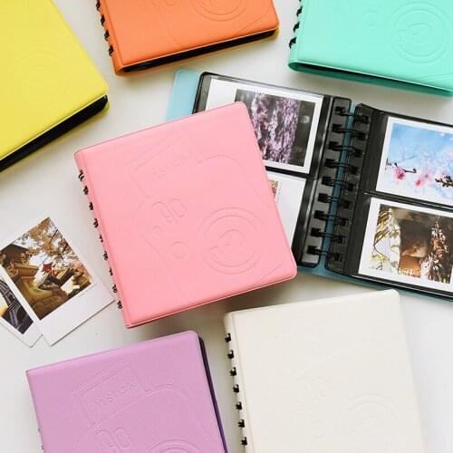 68 Pockets Fujifilm Mini 3 Inch Instant Photo Album Picture Case Compatible for Fuji Instax Film 7s 8 9 11 25 50s 70 90 Link
