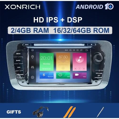 IPS DSP 8Core 2 Din Android 10Car Radio For Seat Ibiza 6J MK4 SportCoupe Ecomotive Cupra 2009-2013 Multimedia GPS DVD Navigation