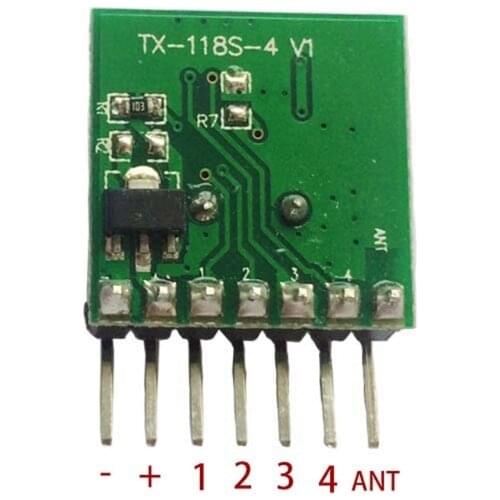 K5DB Mini Wireless 433Mhz RF Remote Control 1527 Learning Code Transmitter Module