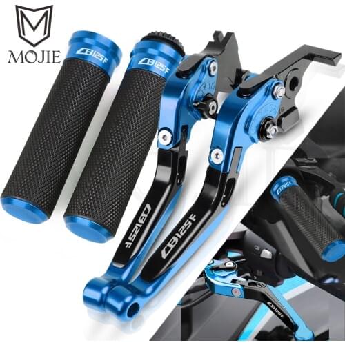 For Honda CB125F CB 125F 125 F CB125 F 2016 Motorcycle Accessories Folding Extendable Brake Clutch Levers Handlebar Hand Grips