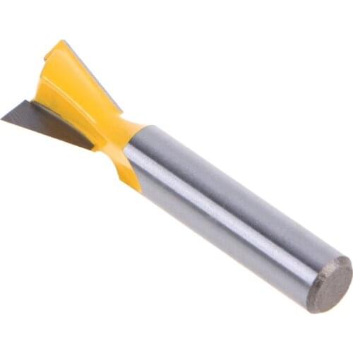 8mm Shank 14 Degree Grade Industrial Rod Dovetail Router Bit Swallow Tail Woodworking Etching Milling Tools For Wood Cutter