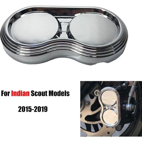 Motorcycle Front Caliper Cover Chrome For Indian Scout Models 2015 2016 2017 2018 2019 Motorcycle Accessories