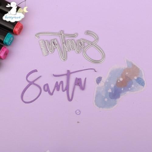 Bunnymoon New Santa Metal Cutting Dies Stencils for DIY Scrapbooking/photo Album stamps Decorative Embossing DIY Paper