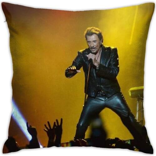 Natural Style Series Pillowcase Decoration Johnny Hallyday Car Pillowcase Home Cushion Cover 45x45cm