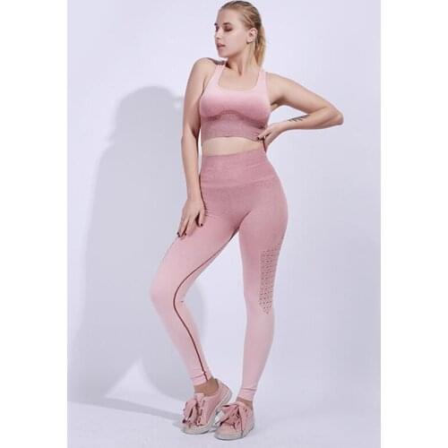 High Waist Slimming Tight Sports Bra 2020 Seamless Yoga For Women With Fitness Pants Suit