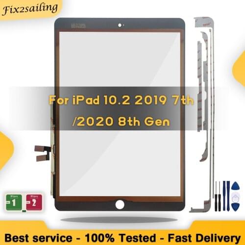 10.2" Touch Screen For iPad 7 2019 7th Gen/iPad 8 2020 8th Gen A2197 A2198 A2200/A2428 A2429 A2430 Outer Display Glass Panel Tes