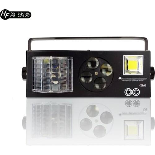 Strobe+beam+Laser+pattern 4in1 effect light family gathering KTV leisure 4in1 super effect light