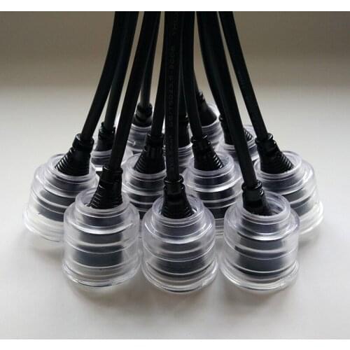 T8 Light Tube Waterproof Joint Lamp Holder Base DIY Aquarium Waterfront Transparent Waterproof Jacket Sleeve Lamp Plug 10pair