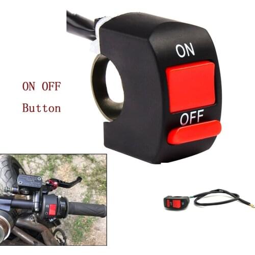 Universal Motorcycle Handlebar Flameout Switch ON OFF Button For moto DC12V/10A For Honda cbf 1000 600 600f cbr 600 f 650f VF750