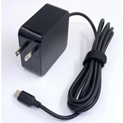 Universal Laptop Charger Type C Adapter 45W 20V 2.25A for Asus Lenovo Dell HP USB-C Laptop ADP-45EW US Plug