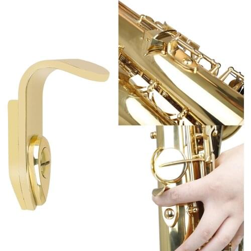 High-quality Saxophone Thumb Rest Holder Sax Metal Thumb Rest Hook Support Sax Instruments Accessories