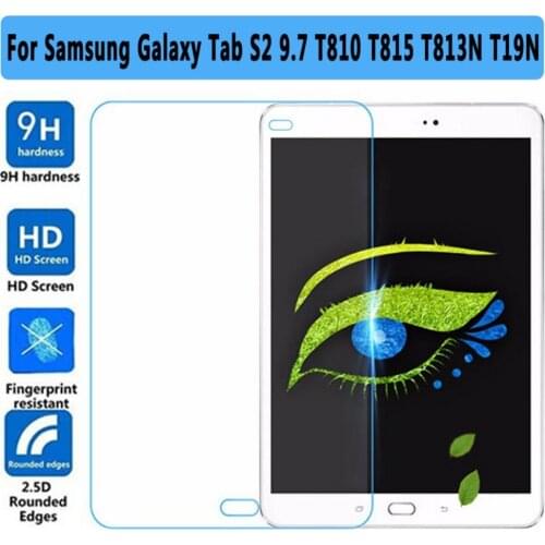 Premium Tempered Glass for Samsung Galaxy Tab S2 9.7 T810 T815 Screen Protector for Samsung Galaxy Tab S2 9.7 Protector