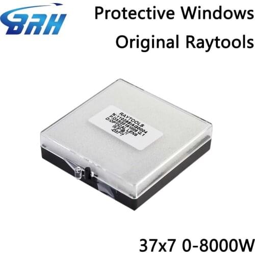 10Pcs/lot Raytools Original Protective Windows 37x7mm 110255IAG0004 Lens 0-8000W for Raytools Bodor laser head BM114/115/116