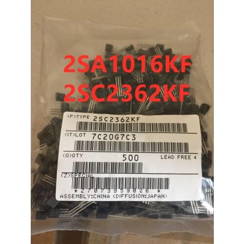 2SA1016/2SC2362 2SA1016 2SC2362 the tube A1016/C2362 with a good pair of files New origina Free shipping