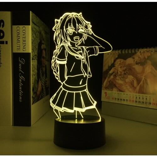 Anime Fate Apocrypha Astolfo LED Night Light for Bedroom Deco Child Gift Nightlight Table 3D Lamp Astolfo Fate Apocrypha
