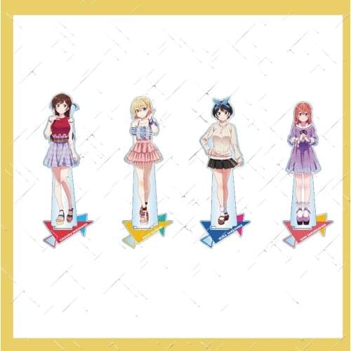 Anime Kanojo, Okarishimasu Rent a Girlfriend Asami Nanami Acrylic Figure Stand Display Model Plate Tabletop Decor Gifts Toys