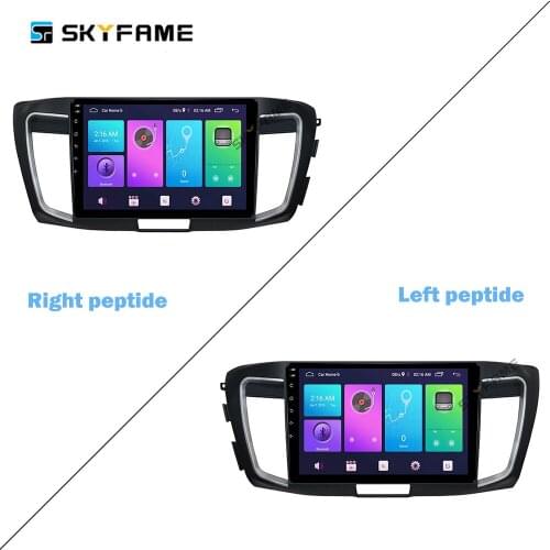SKYFAME Car Accessories Radio Stereo For Honda Accord 9 2013 2014-2016 2017 Android Multimedia System DSP GPS Navigation Player